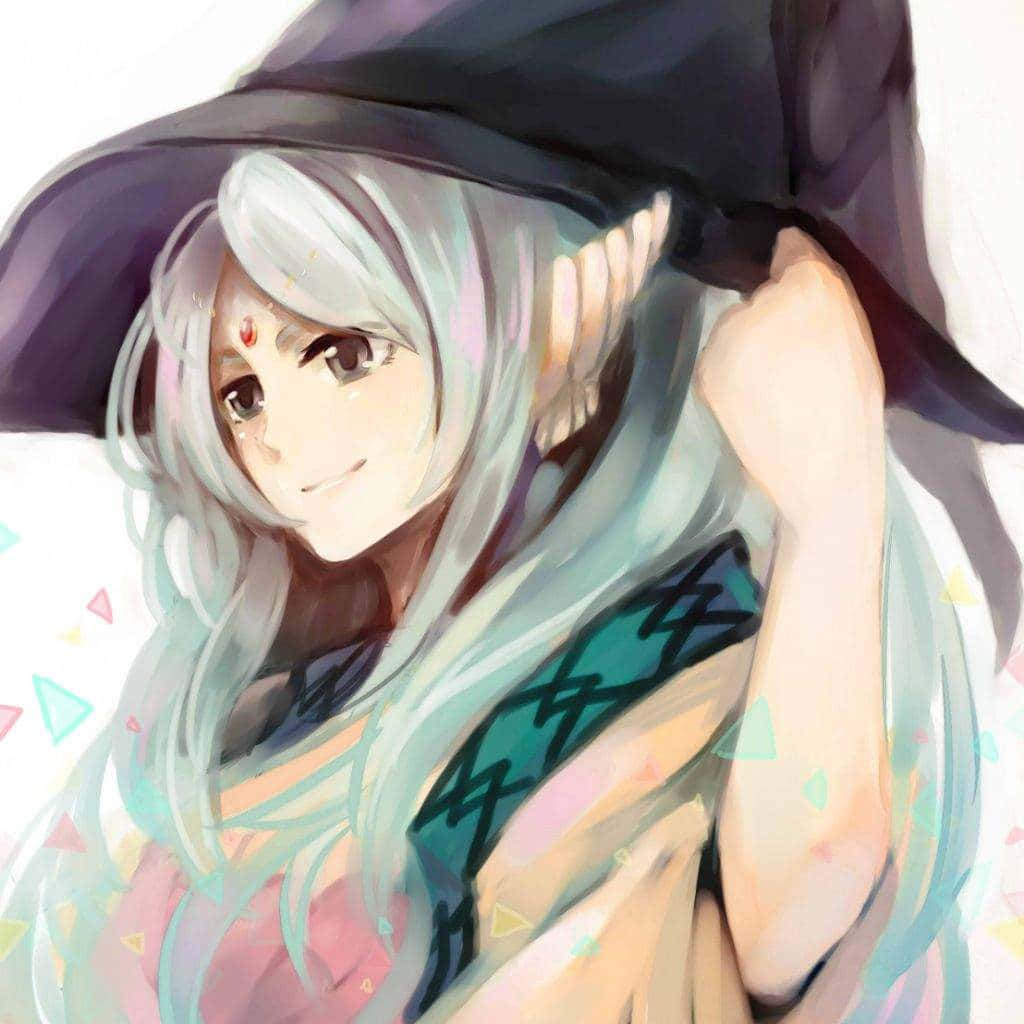 Yamraiha Smile Witch Hat Wallpaper