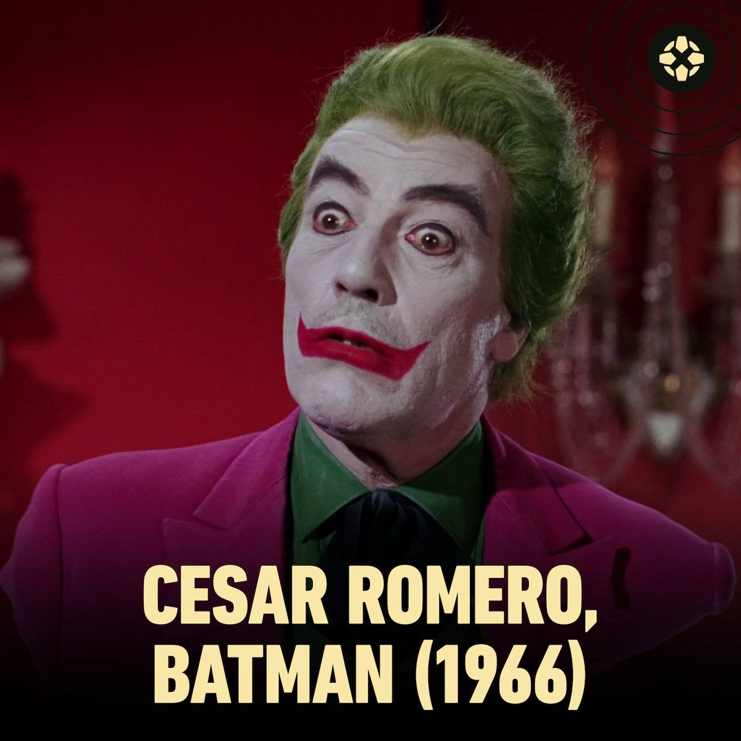 Yellow Font Cesar Romero Wallpaper