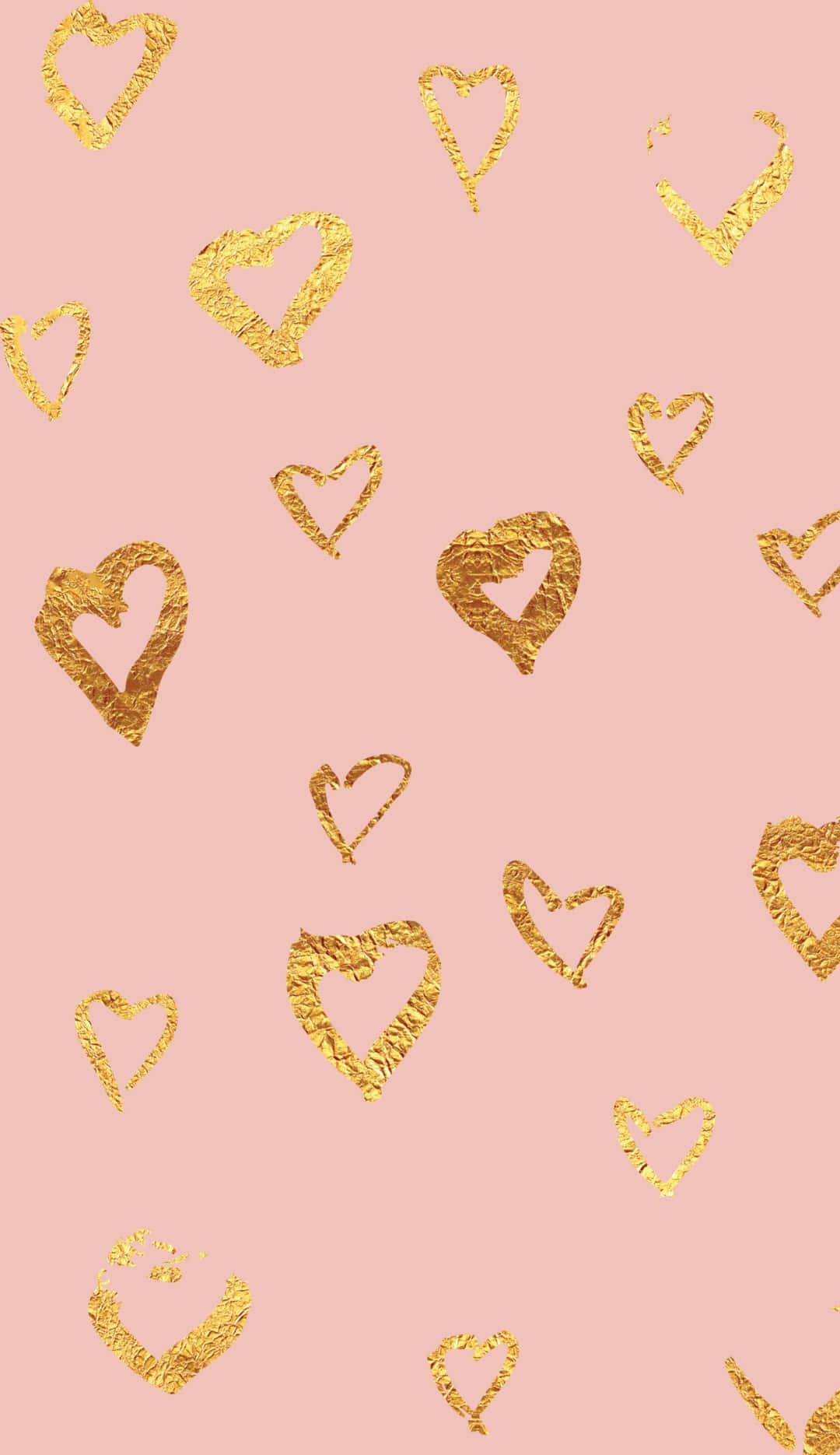 Yellow Heart Shining Bright Wallpaper