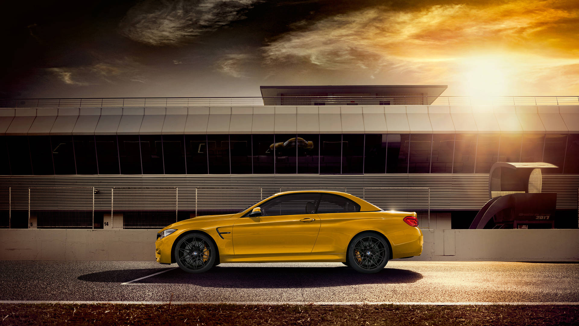 Yellow M4 Full Hd Bmw Wallpaper