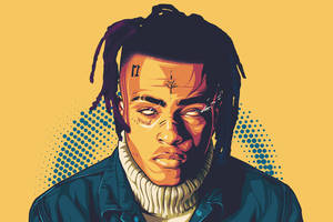 Yellow Medium Closeup Cool Xxxtentacion Wallpaper