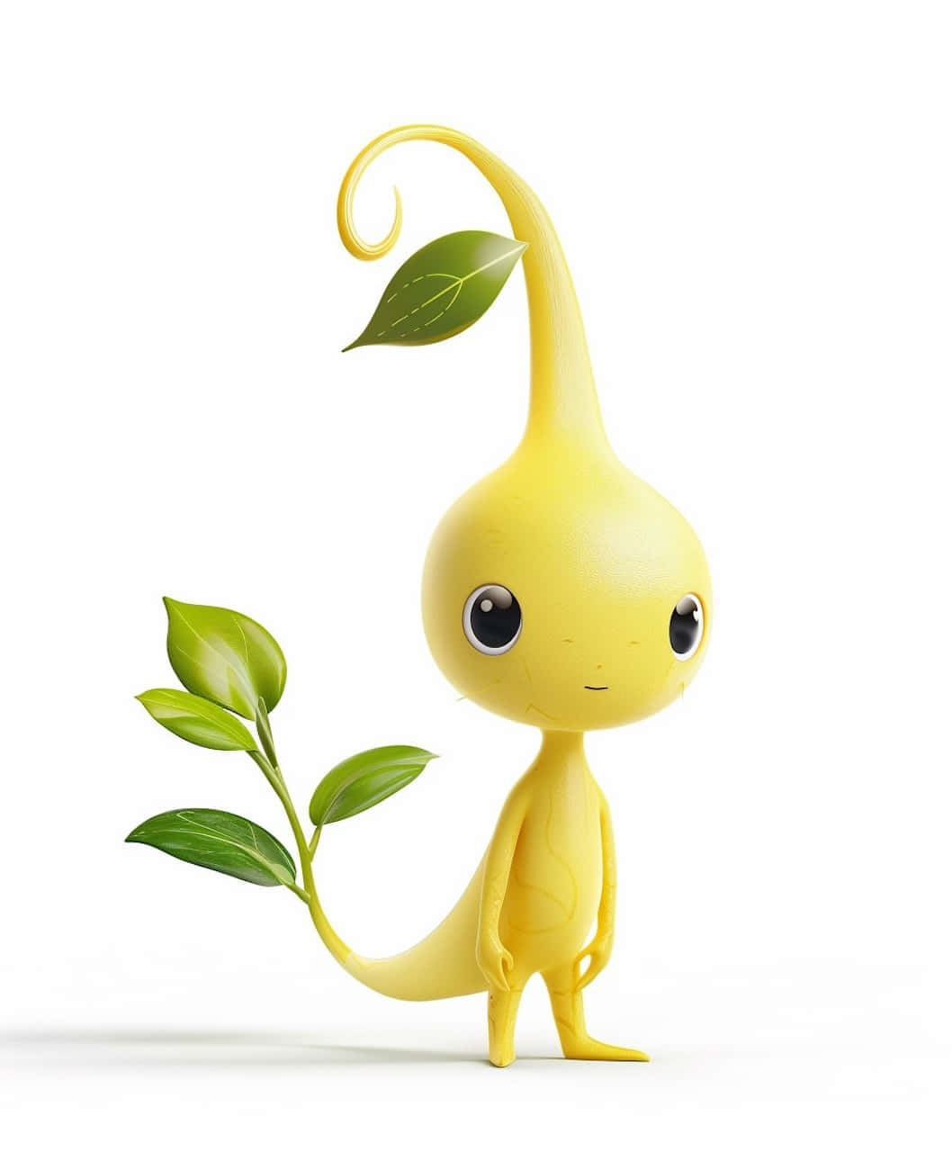 Yellow Pikmin Character Wallpaper