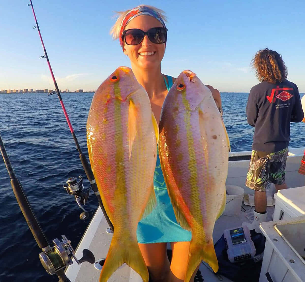 Yellowtail Snapper Catch Success Wallpaper