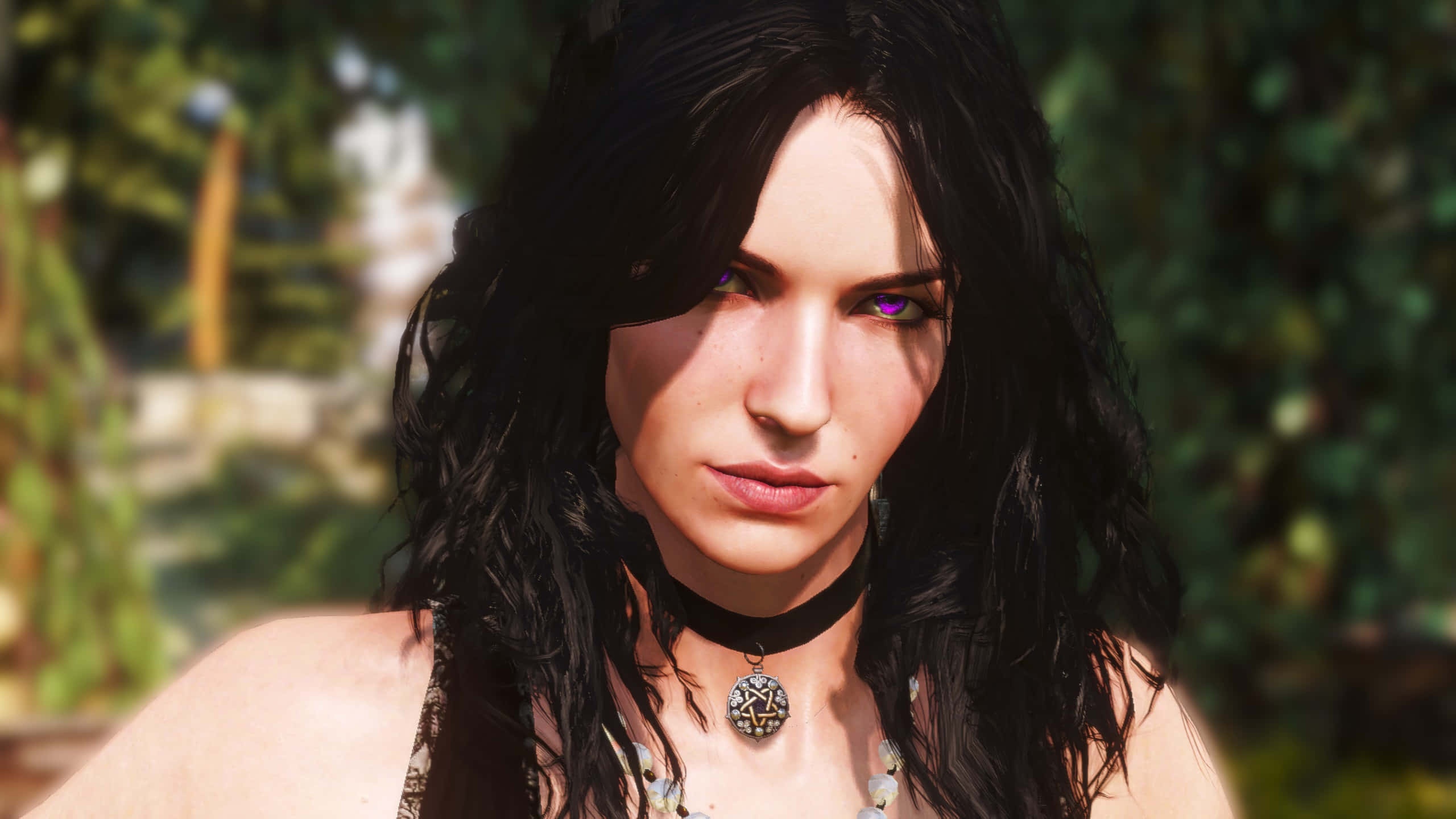 Yennefer Of Vengerberg, Masterfully Casting A Spell. Wallpaper