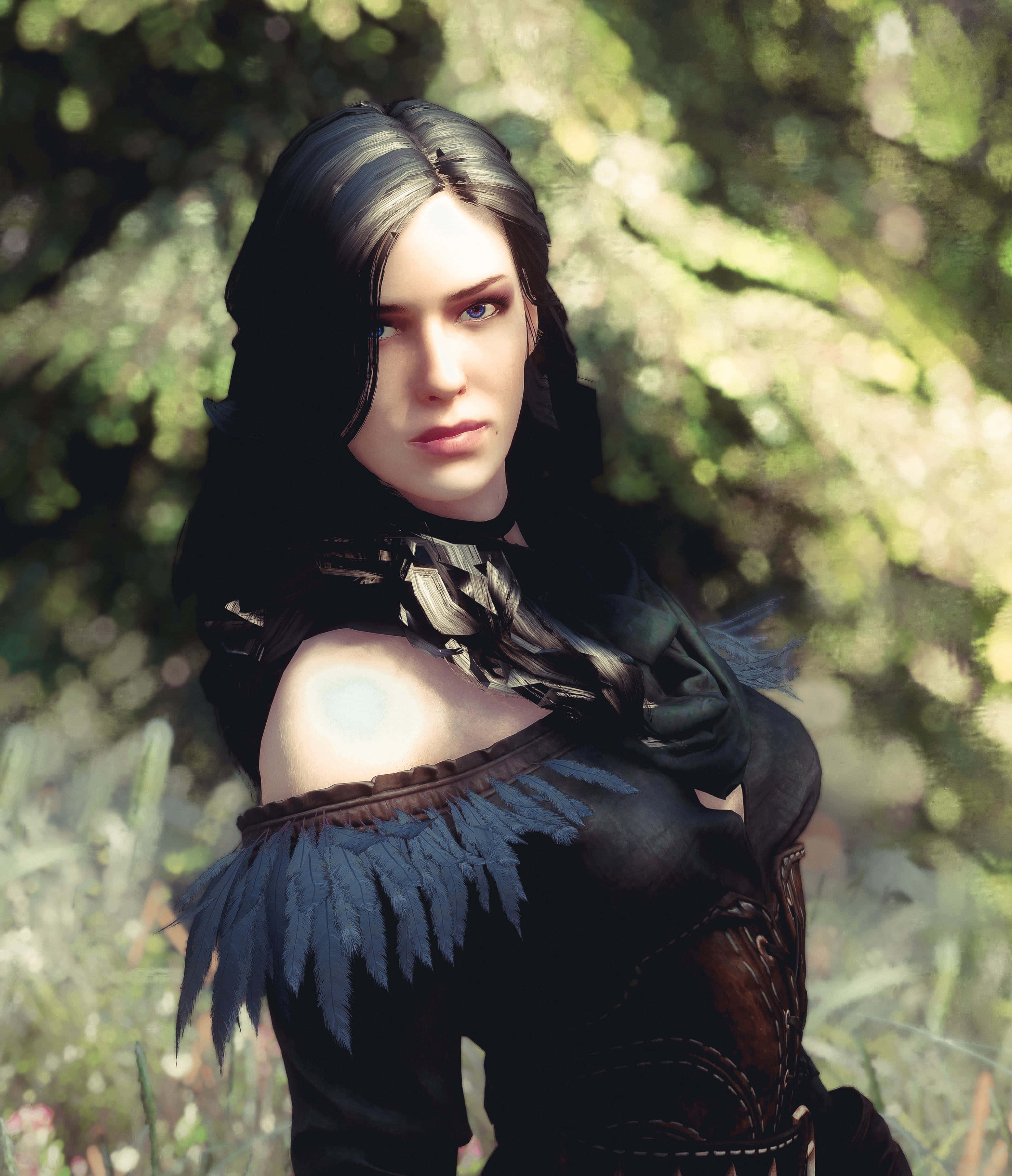 Yennefer Of Vengerberg - The Powerful Sorceress Wallpaper