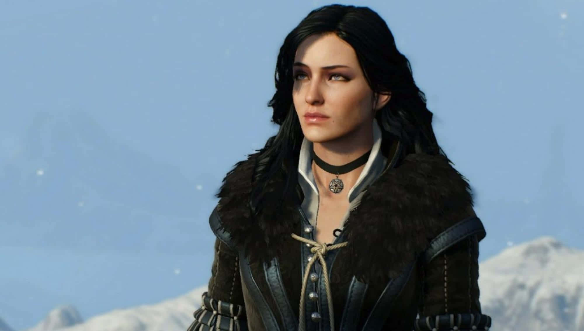 Yennefer Of Vengerberg Unleashing Magic Wallpaper