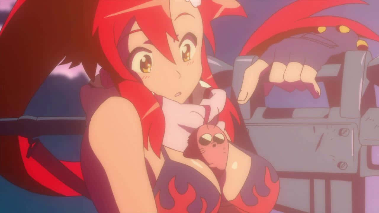 Yoko_and_ Boota_ Gurren_ Lagann Wallpaper