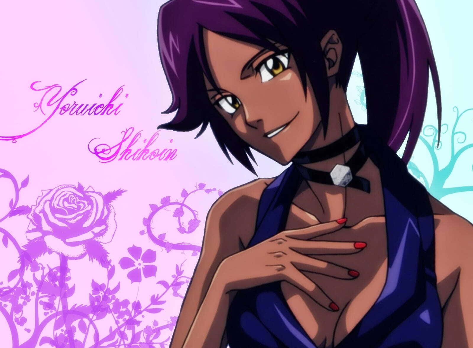 “yoruichi Shihoin Showing Off Her Formidable Power” Wallpaper