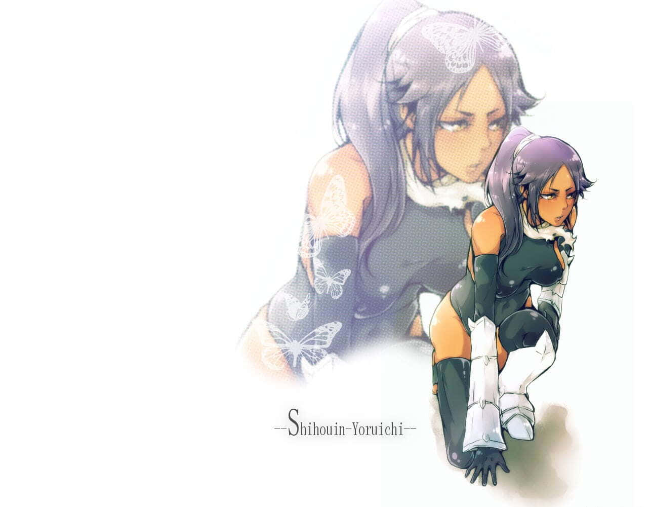 Yoruichi Shihoin Stands Up For Justice Wallpaper