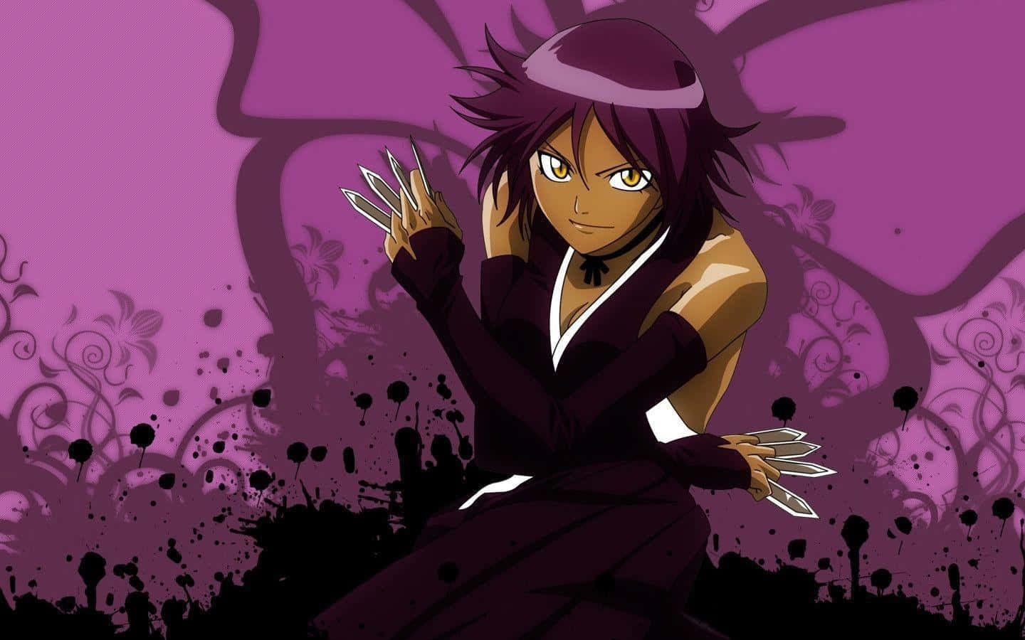 Yoruichi Shihoin, The Former Captain Of The 2nd Division Of The Gotei 13 Wallpaper