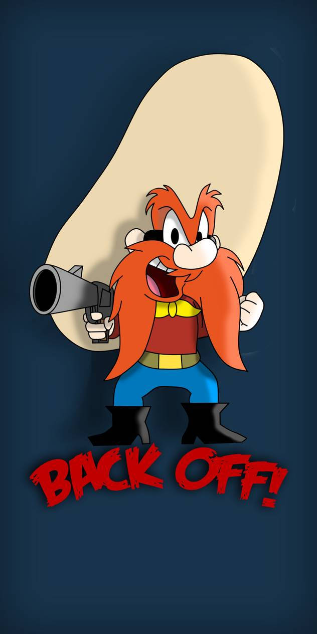 Yosemite Sam Back Off Mobile Wallpaper