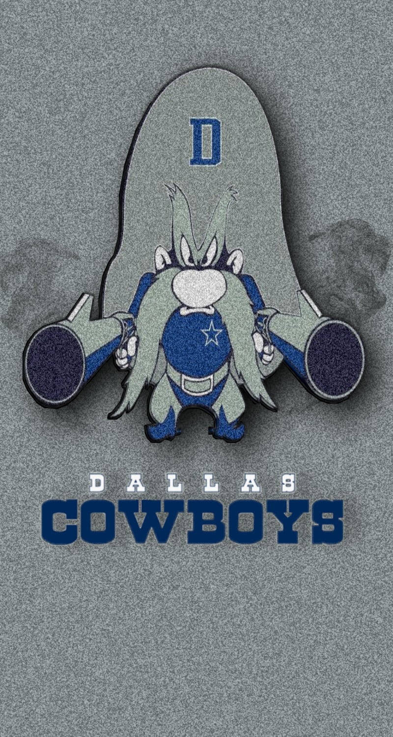 Yosemite Sam Dallas Cowboys Grey Wallpaper