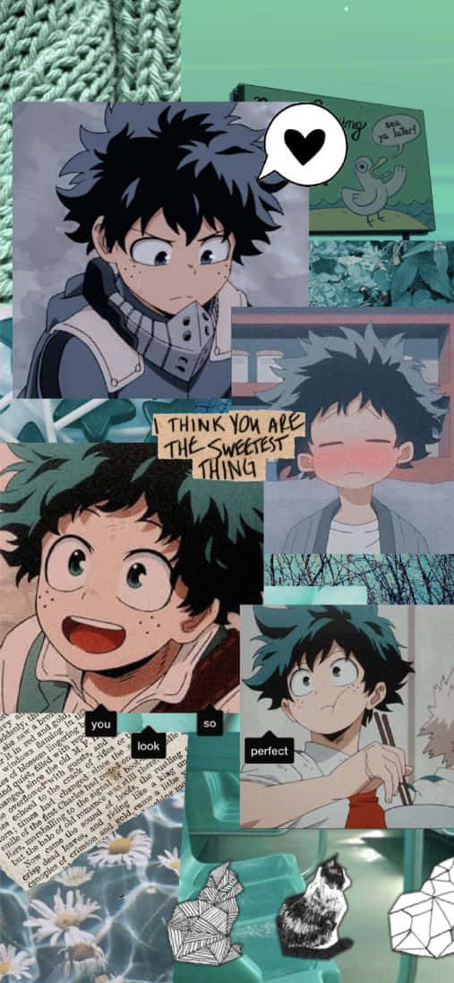 Young Deku Overcome His Fears Wallpaper