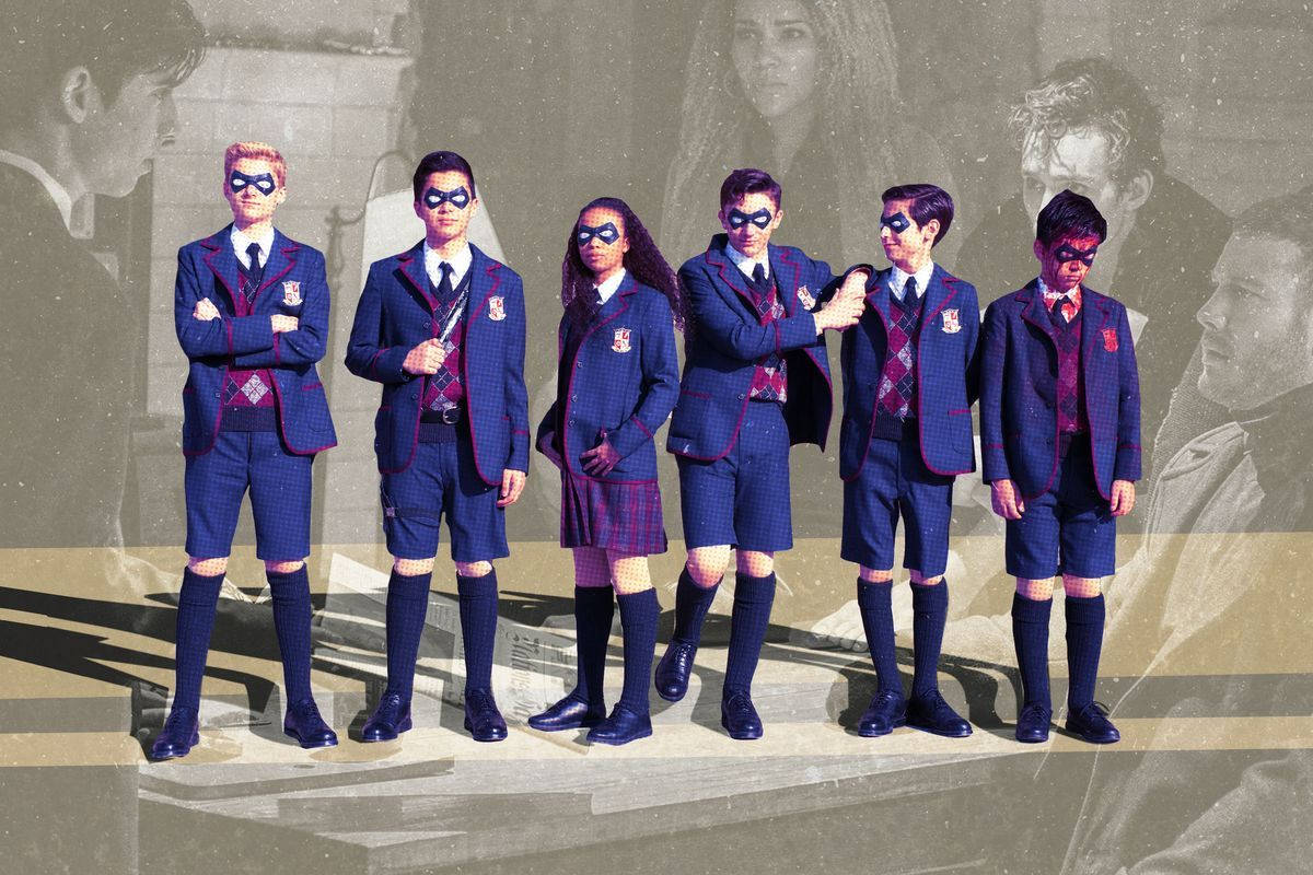 Young Members The Umbrella Academy Wallpaper