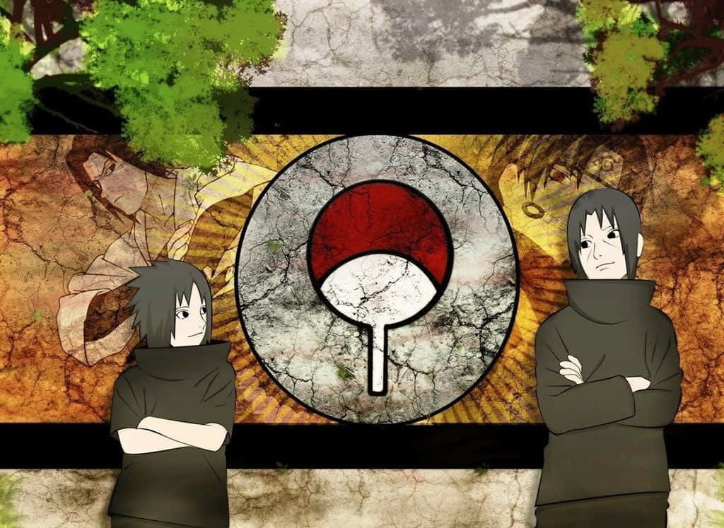 Young Sasuke And Itachi Uchiha Brothers Wallpaper