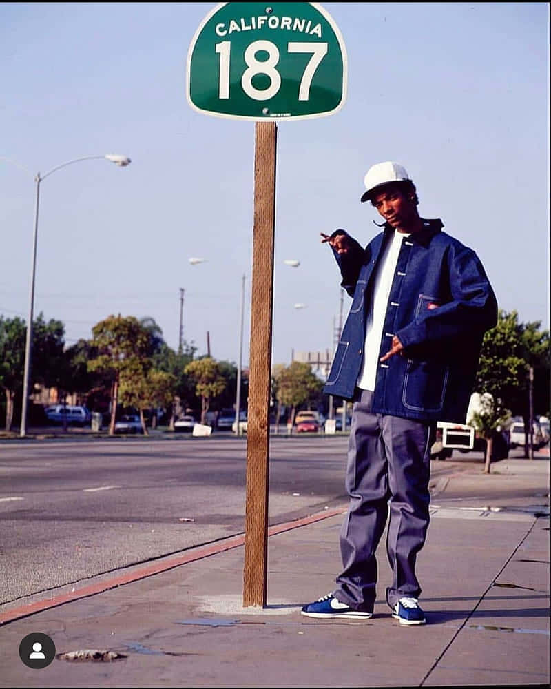 Young Snoop Dogg, C. 1993 Wallpaper