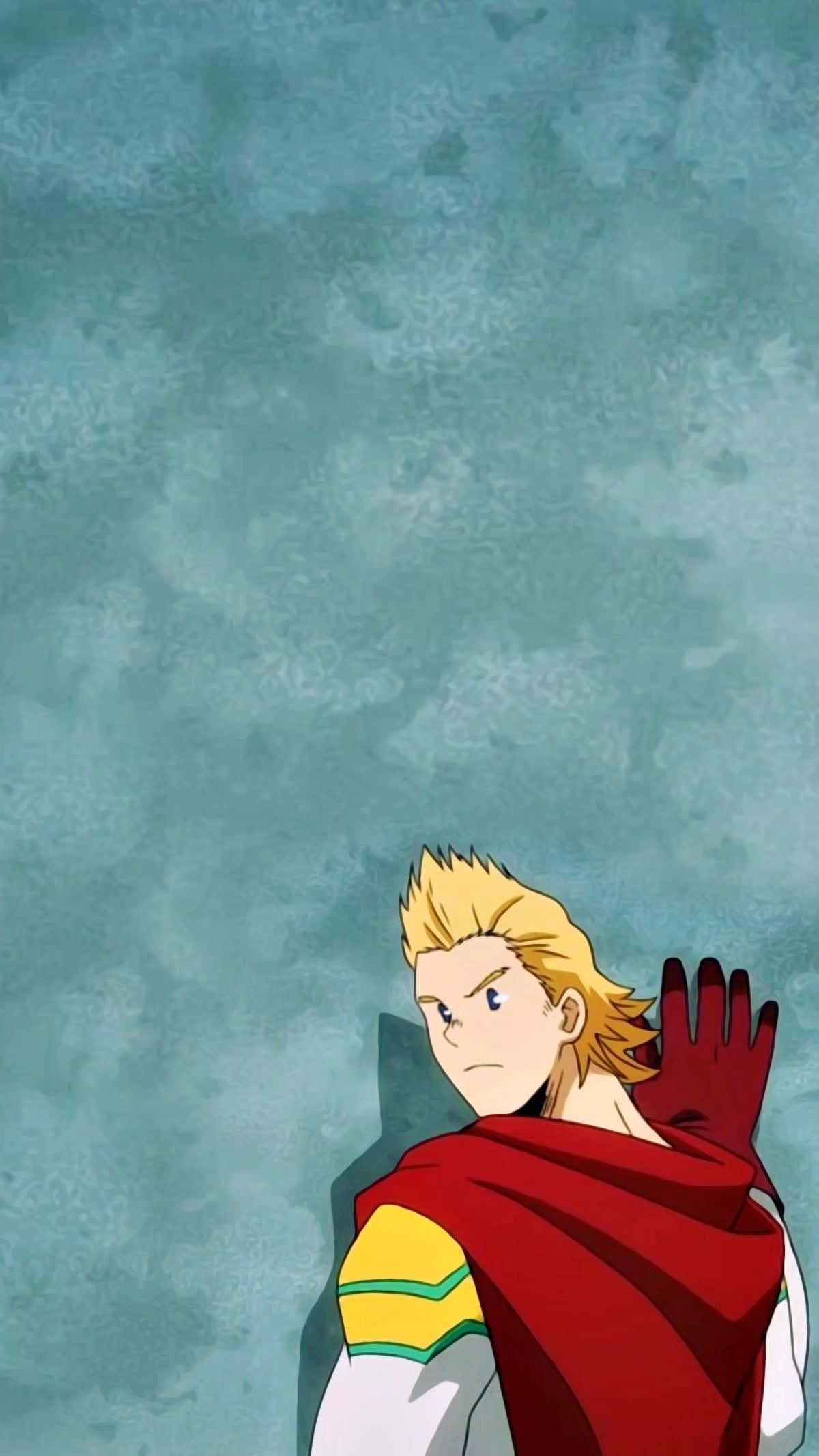 Young Superhero Mirio Togata In Action Wallpaper