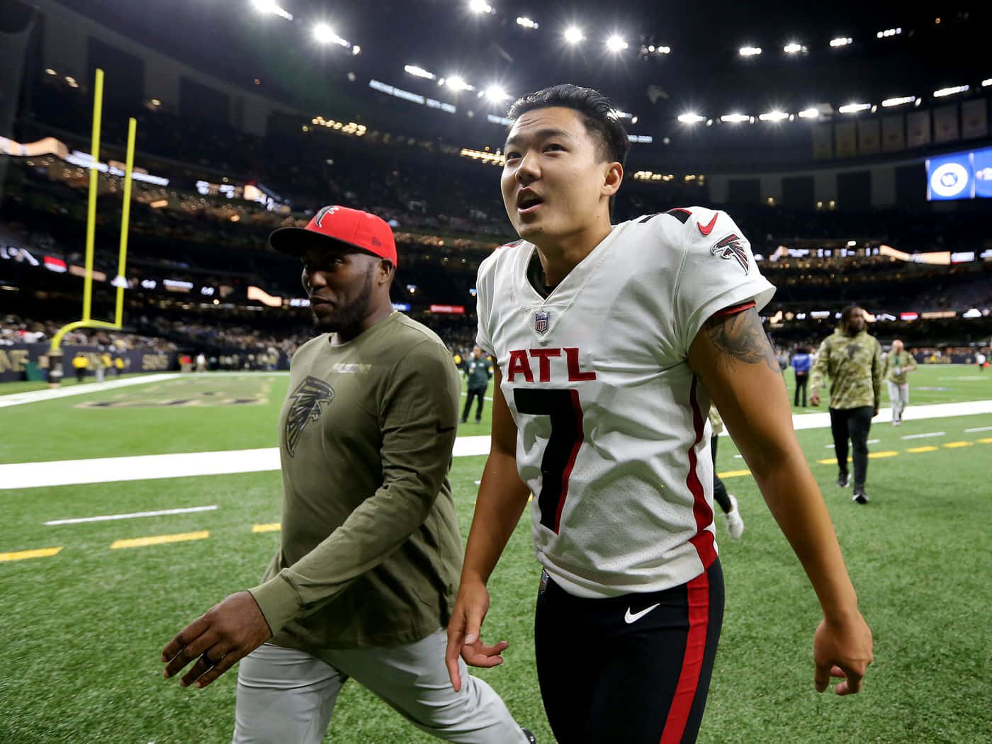 Younghoe Koo Atlanta Falcons Field Walk Wallpaper