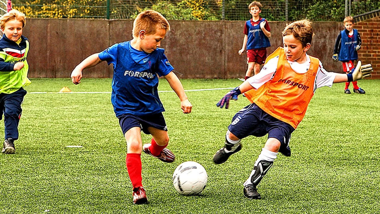 Youth Soccer Match Action.jpg Wallpaper