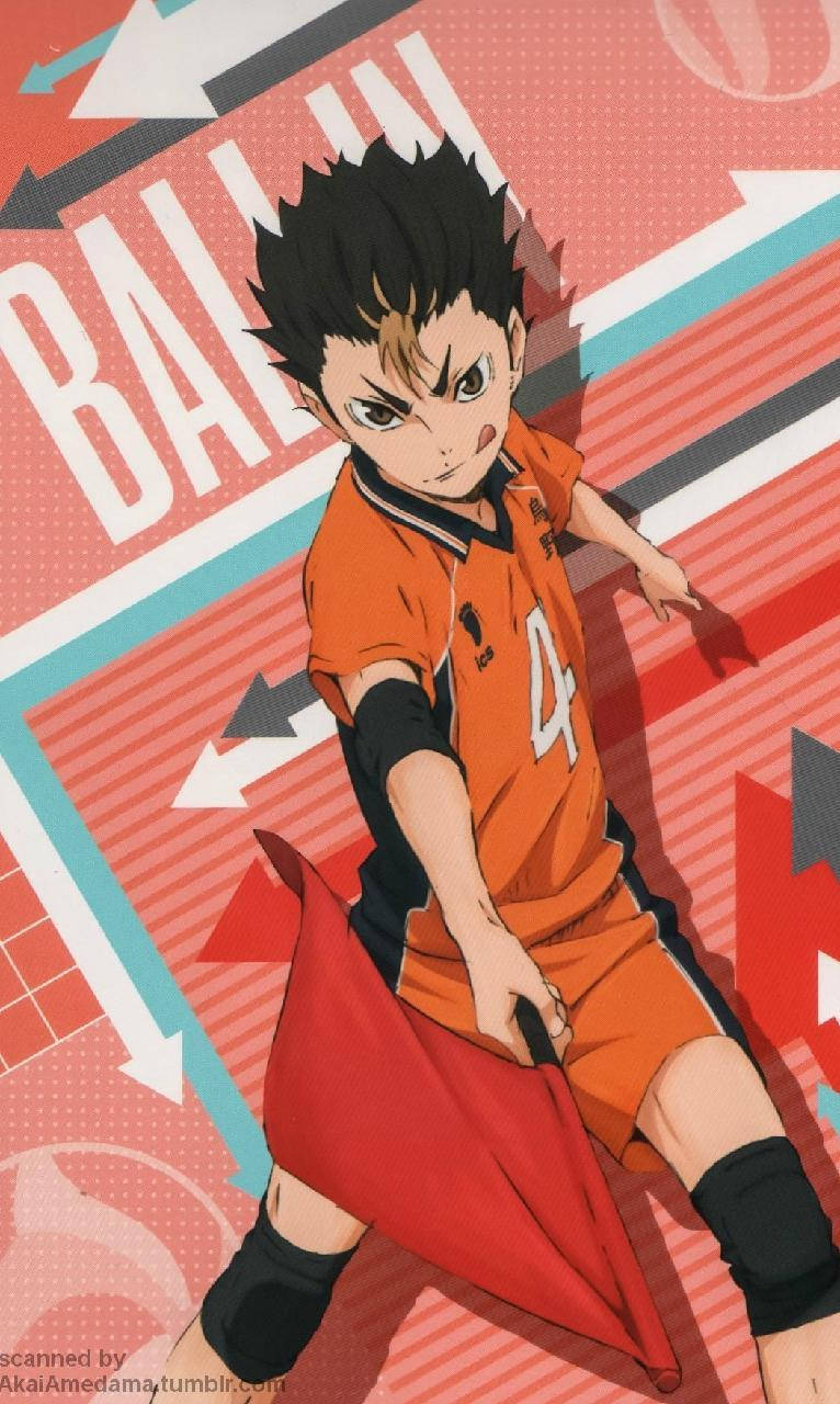 Yu Nishinoya Ball In Wallpaper