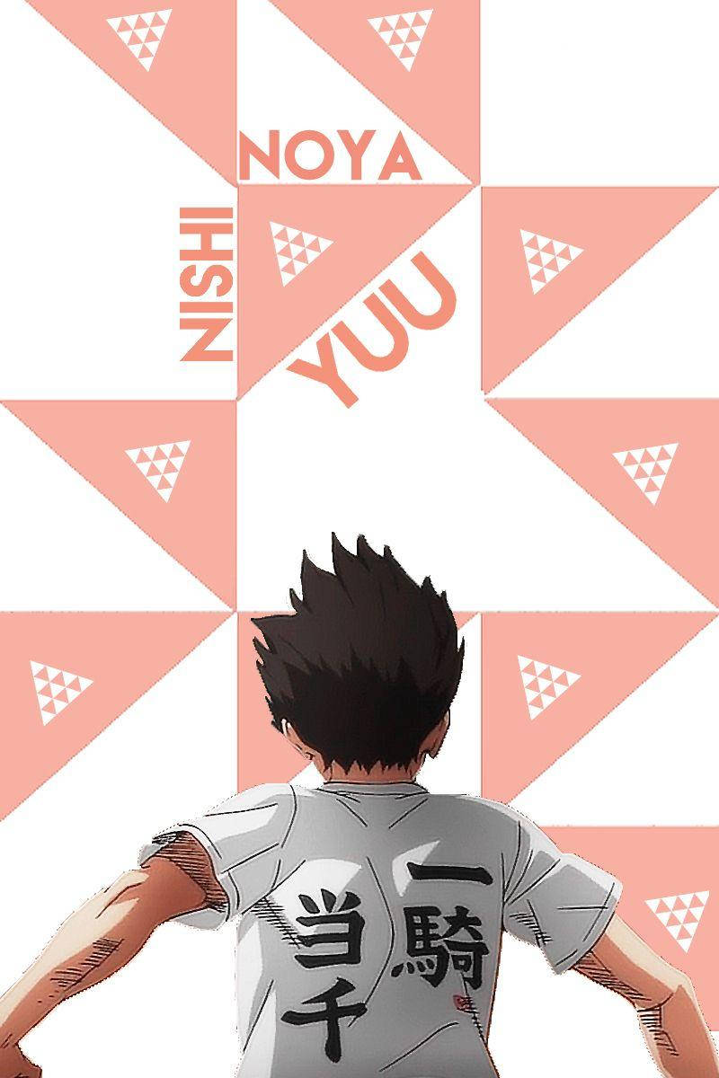 Yu Nishinoya Geometric Aesthetic Poster Wallpaper