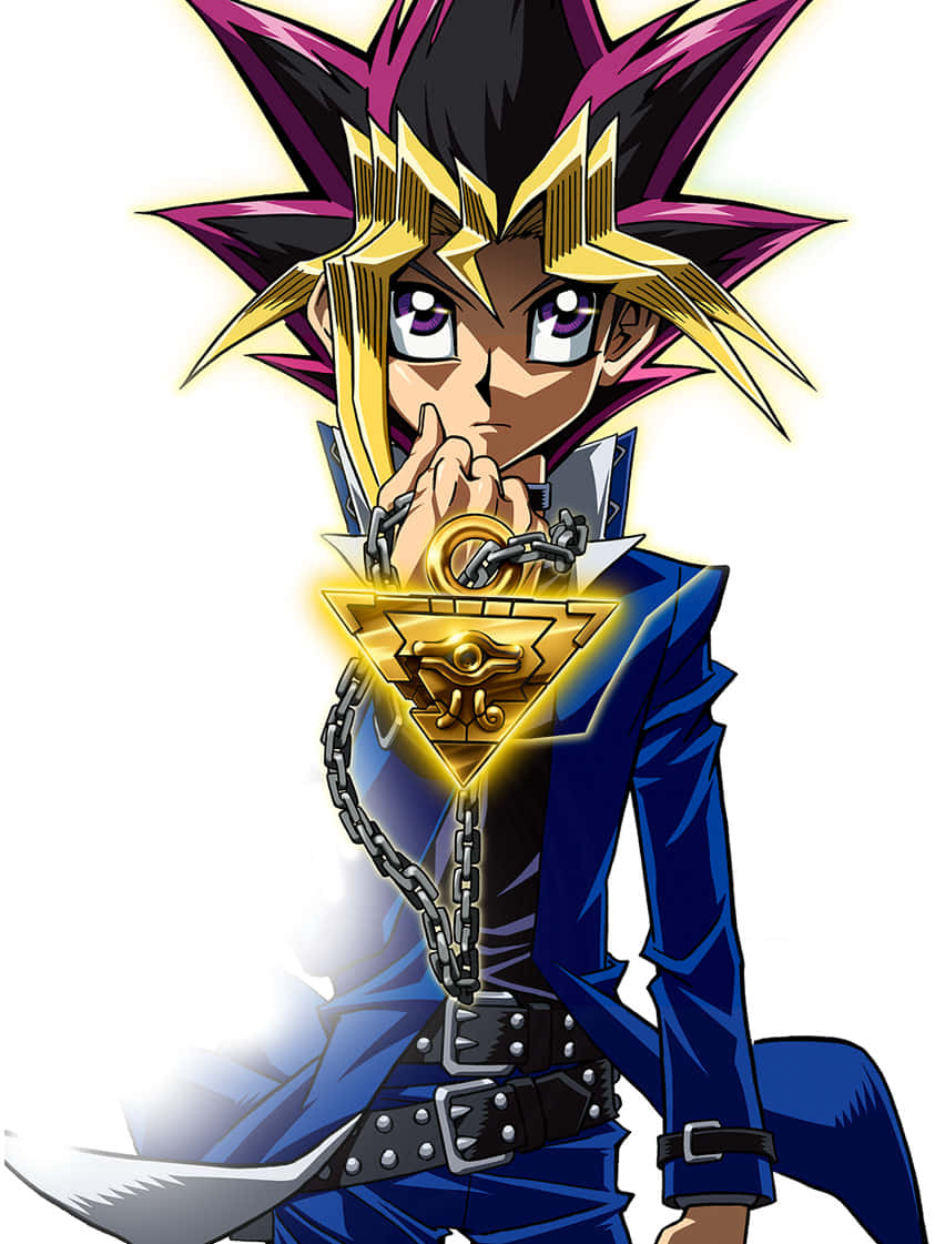 Yugi Muto, The King Of Games, In Action Wallpaper