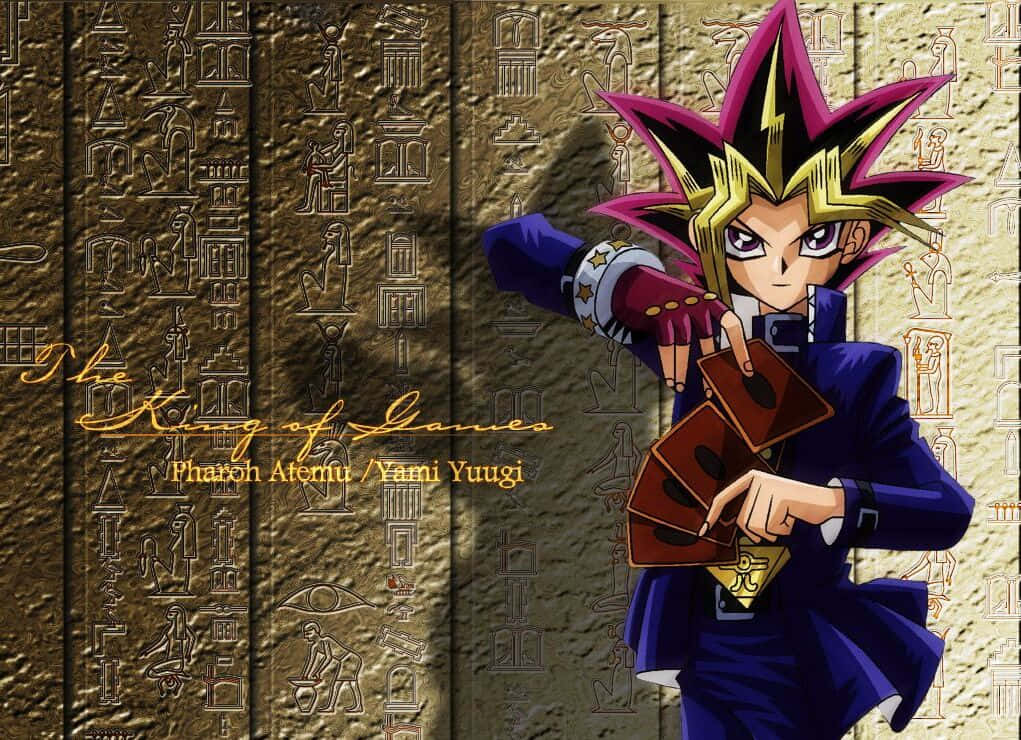 Yugi Muto, The Master Duelist, Unleashing His Extraordinary Skills Wallpaper