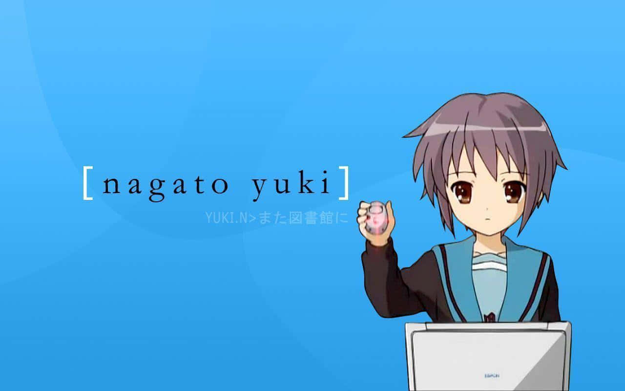 Yuki Nagato Deep In Thought Wallpaper