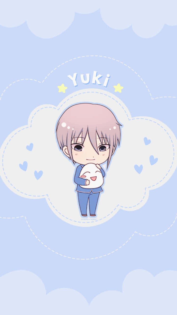 Yuki Sohma Chibi Art Fruits Basket Anime Wallpaper