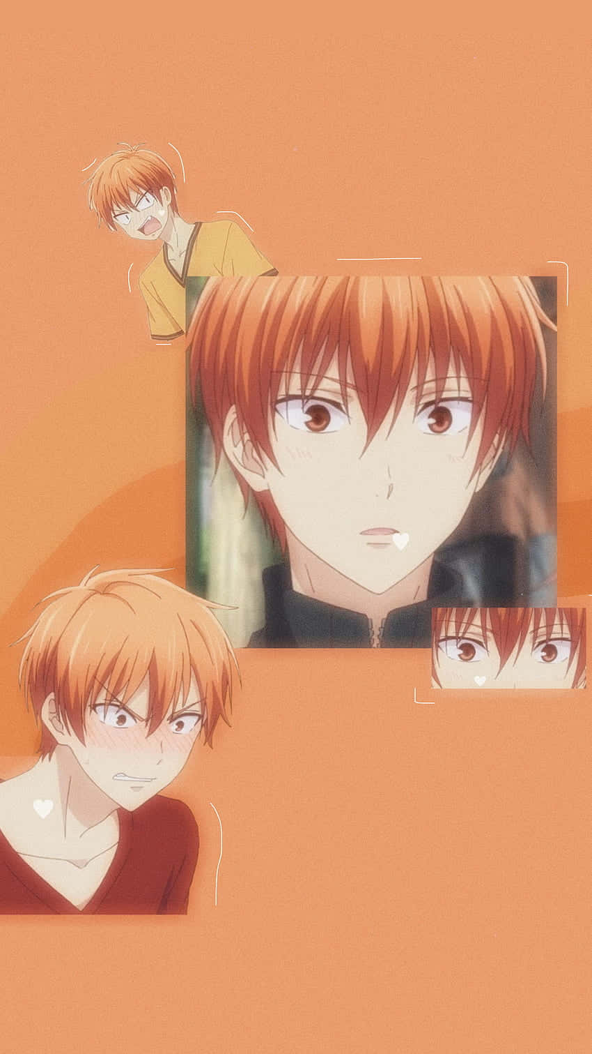 Yuki Sohma Expressions Collage Wallpaper