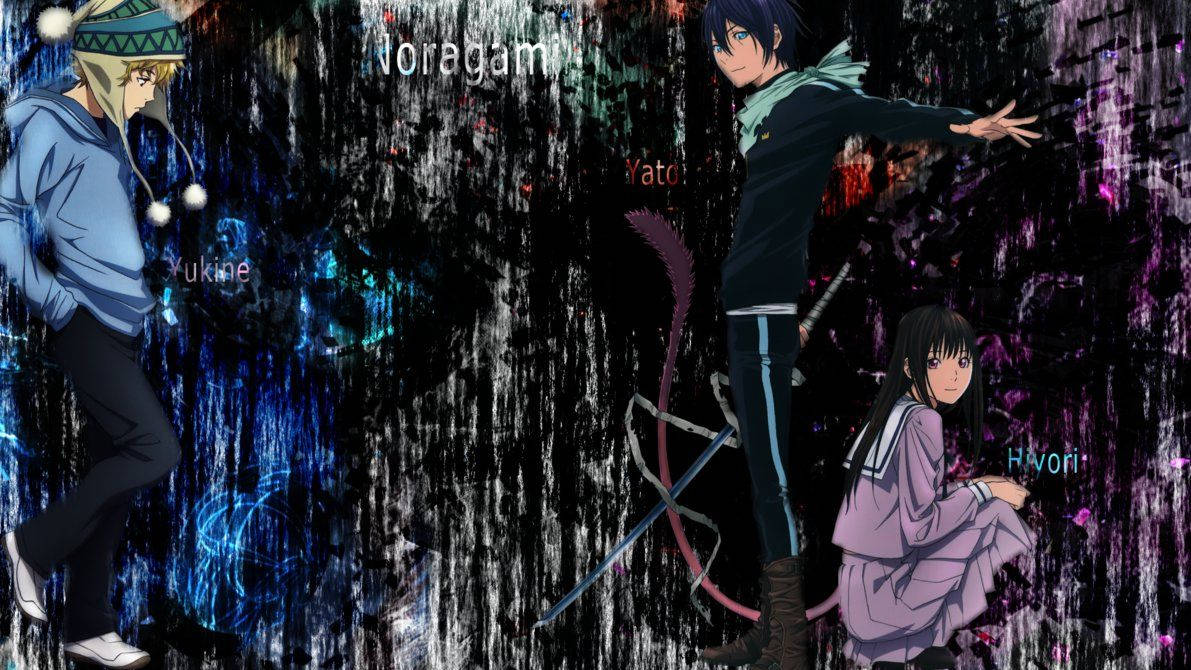 Yukine Yato Hiyori Noragami Dark Wallpaper