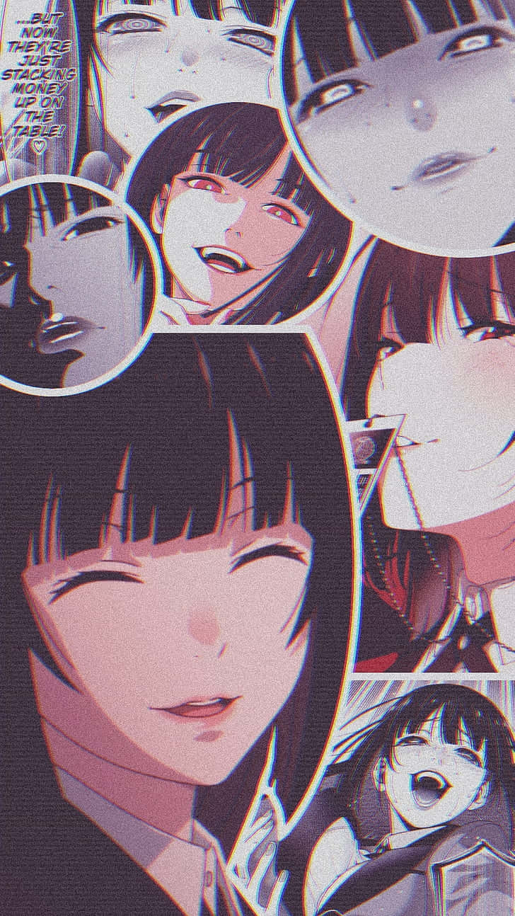 Yumeko Jabami Collage Wallpaper