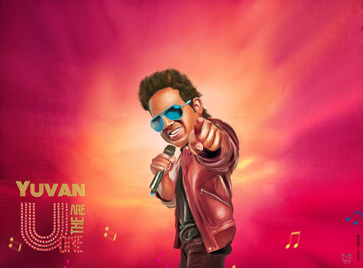 Yuvan Shankar Raja Digital Painting Wallpaper