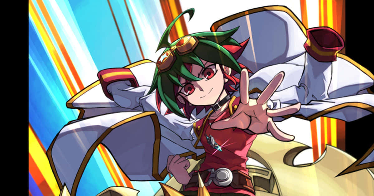 Yuya Sakaki, The Charismatic Hero Of Yu-gi-oh! Arc-v Wallpaper