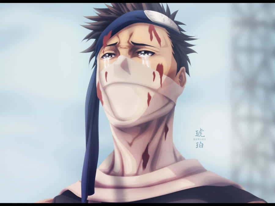 Zabuza Momochi Poised For Battle Wallpaper