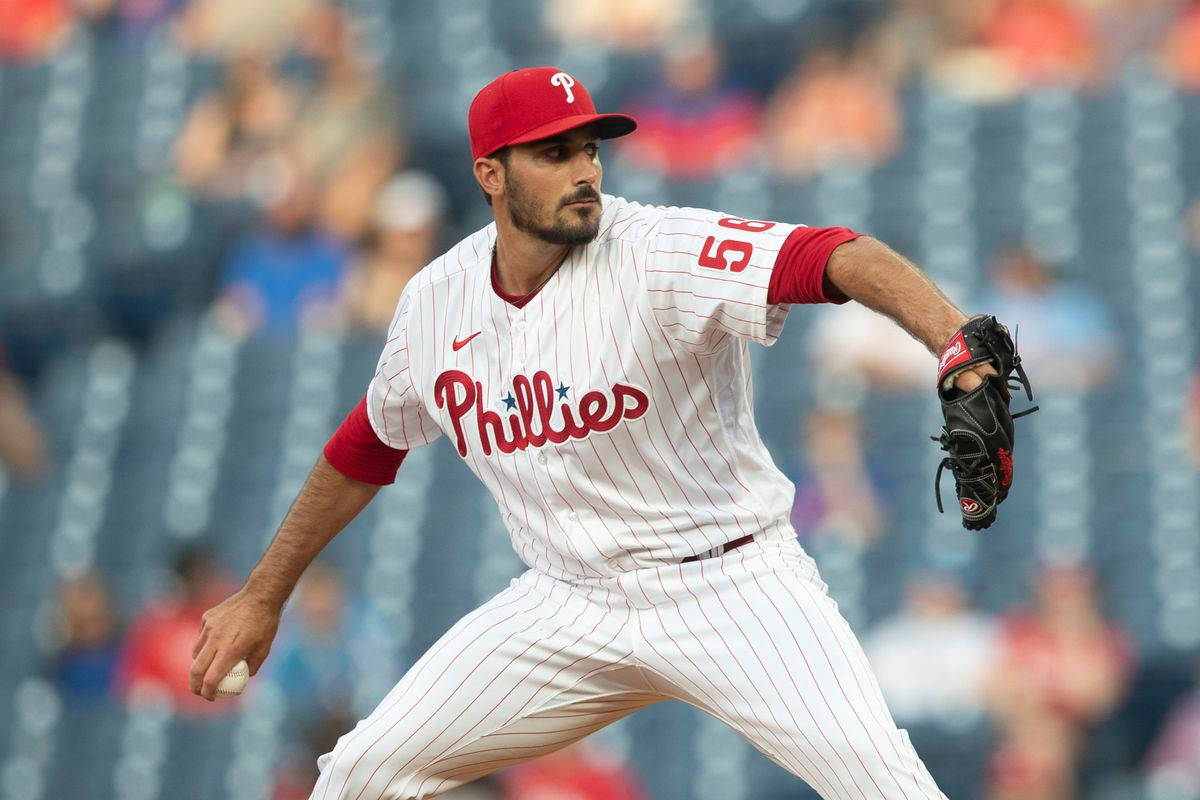 Zach Eflin Pitching Stance Wallpaper