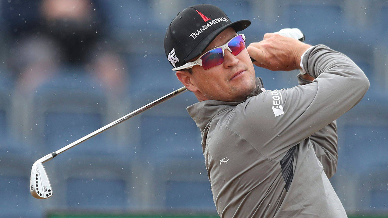 Zach Johnson In Transamerica Cap Wallpaper