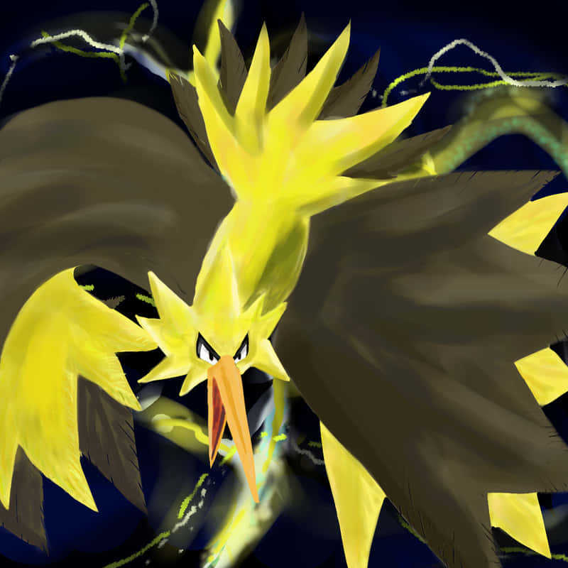 Zapdos Flying Attack Wallpaper