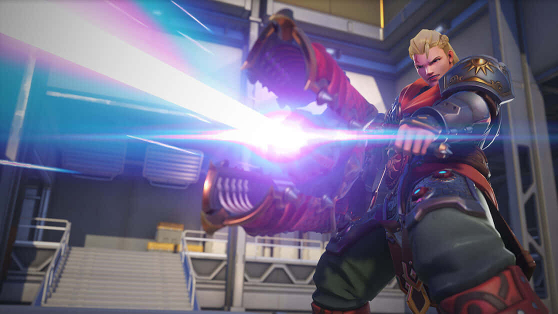 Zarya, The Invincible Powerhouse Of Overwatch Wallpaper