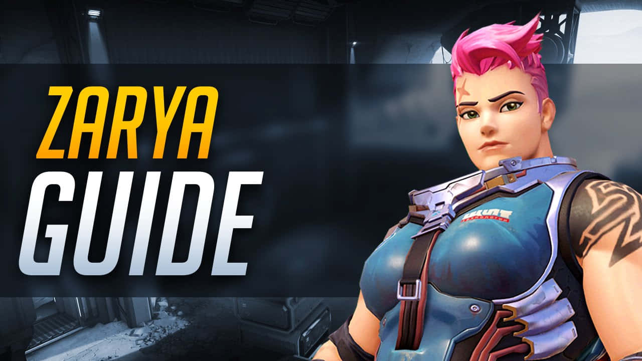 Zarya, The Strong Guardian Of Overwatch Wallpaper