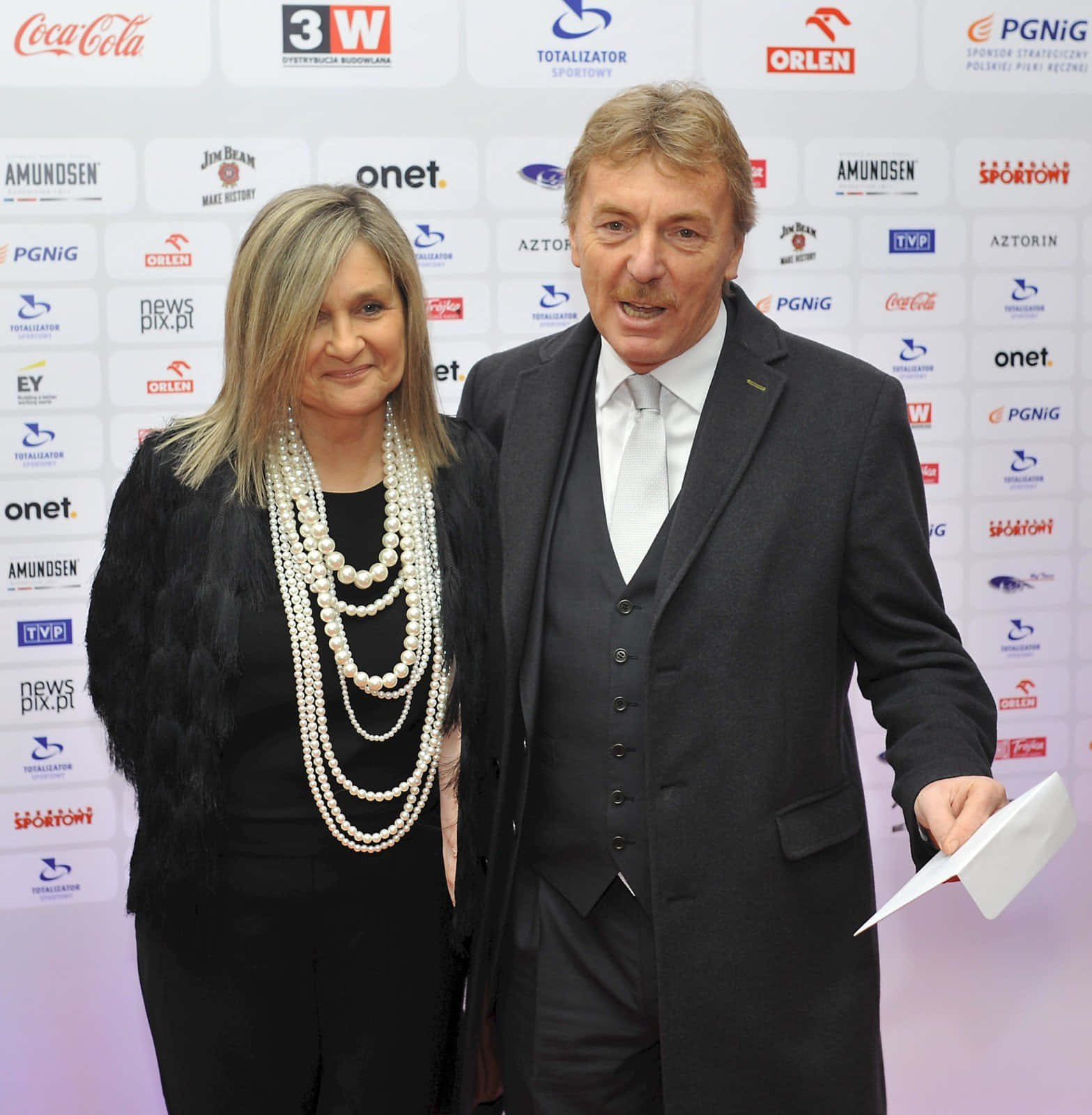 Zbigniew Boniek And Wiesława Boniek Wallpaper