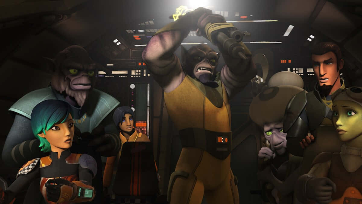 Zeb Orrelios, The Brave Lasat Warrior. Wallpaper