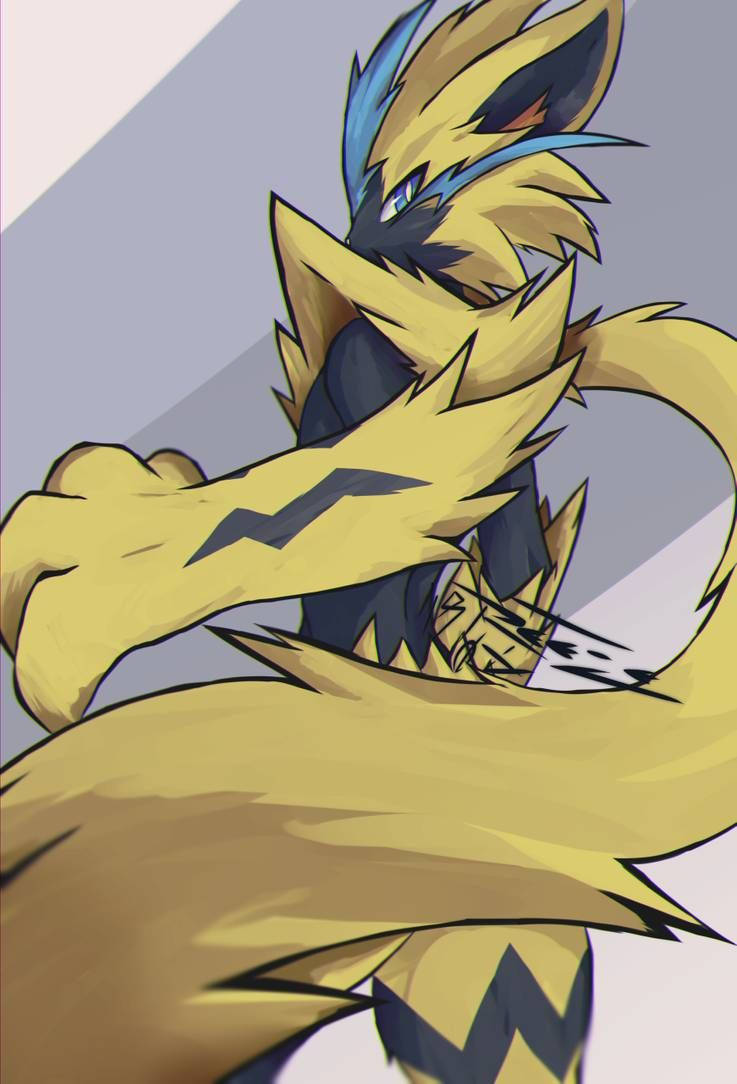 Zeraora Long Tail Wallpaper