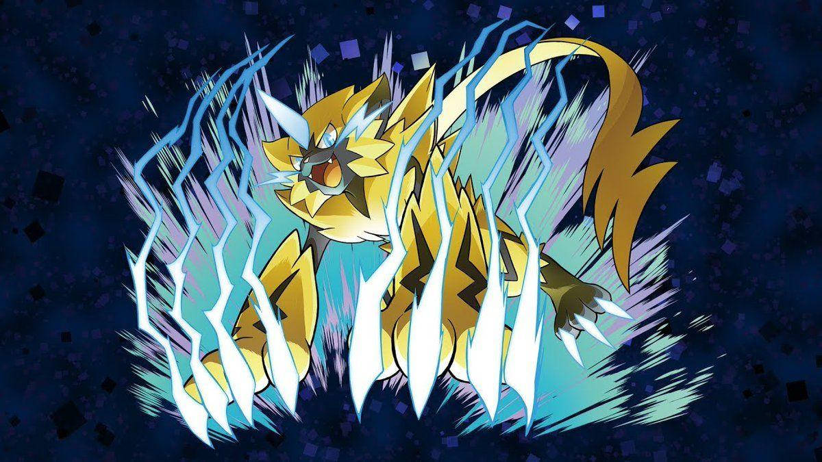 Zeraora Strong Electric Claws Wallpaper