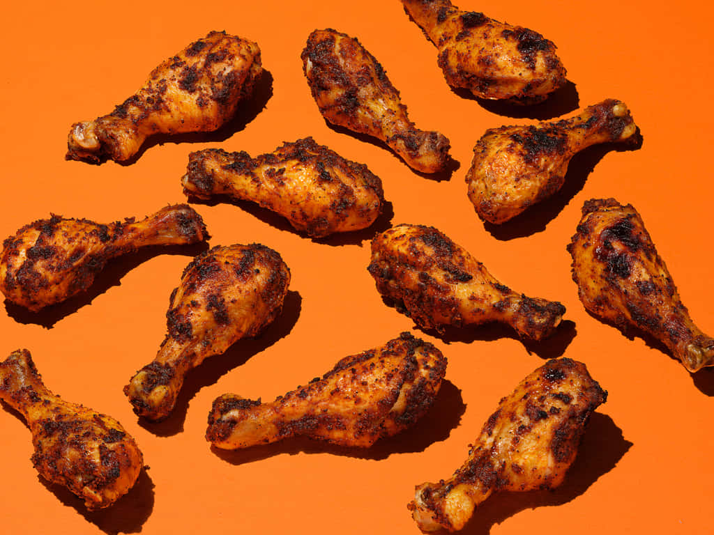 Zesty Chicken Drumsticks Wallpaper