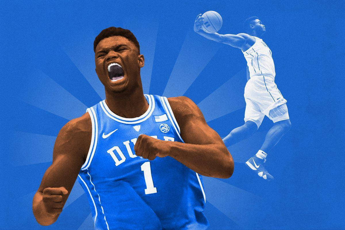 Zion Williamson Light Blue Wallpaper