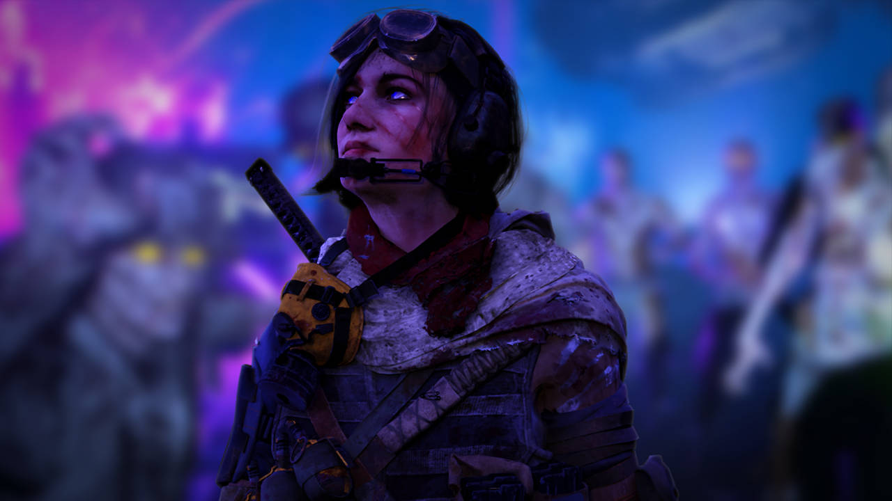 Zombie Operator Samantha Maxis Wallpaper