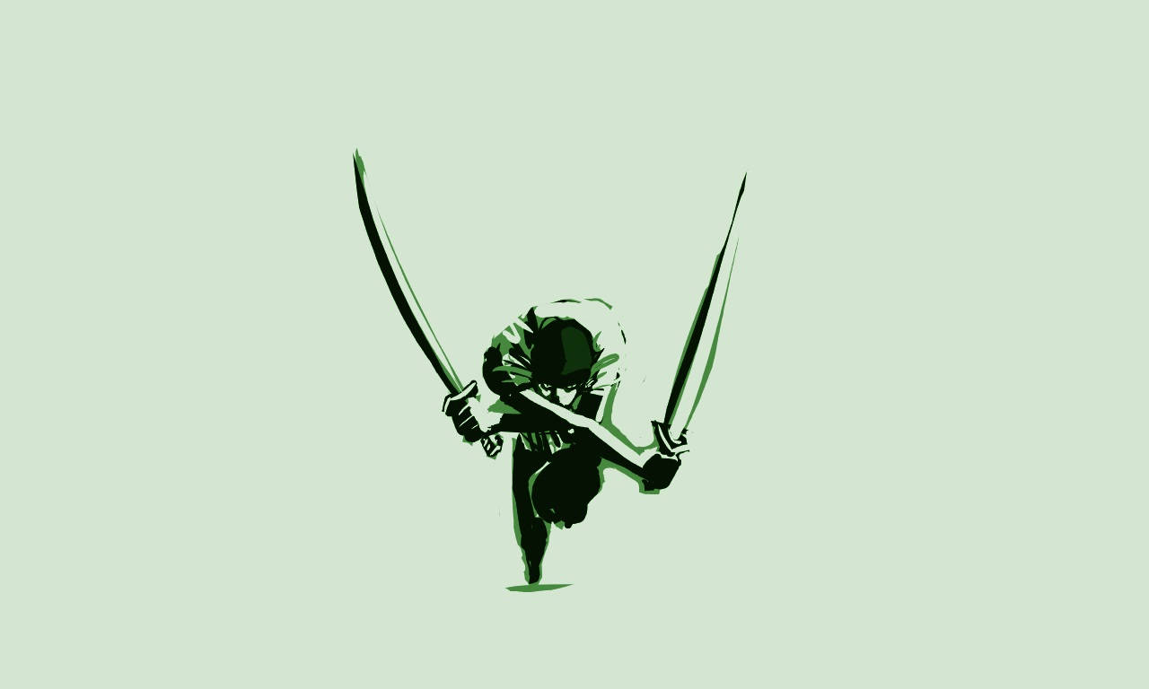 Zoro Hd Minimalist Artwork Wallpaper