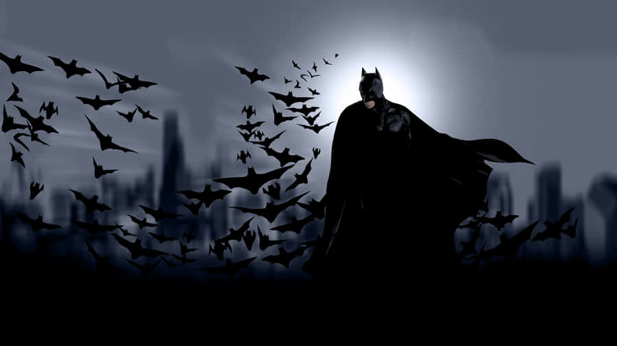 1. Legendary Superhero Cool Batman Coming To The Rescue Wallpaper