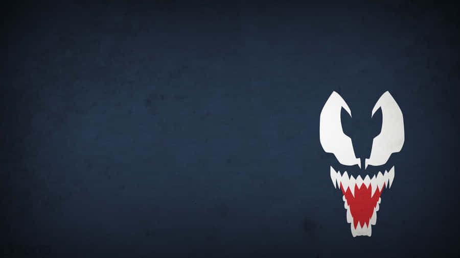 1080p Minimalist Venom Wallpaper
